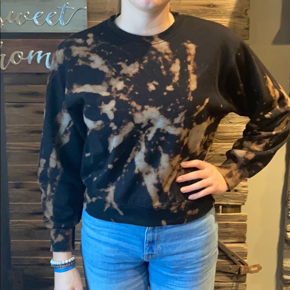 Tie dye - crop sweatshirt